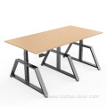 Conference desk adjustable computer stand electric height sit to stand modern meeting table